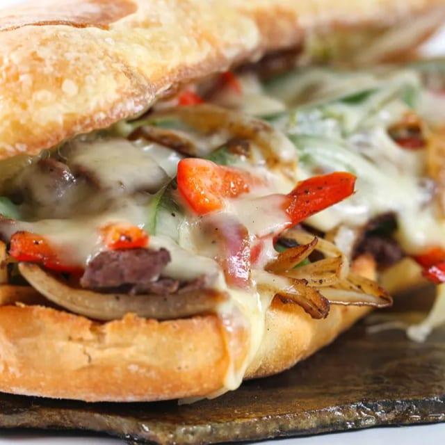 34. Philly Cheese Steak.